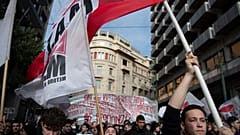 Πανεκπαιδευτικό συλλαλητήριο στο κέντρο της Αθήνας κατα των μη κρατικών πανεπιστημίων