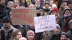 Weitere Proteste gegen die AfD und Rechtsextreme sind geplant - wie zuvor in Potsdam