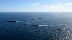 ABD, Güney Kore ve Japonya'nın Kore yarımadası açıklarındaki ortak tatbikatı, Kuzey Kore'nin tepkisine yol açıyor