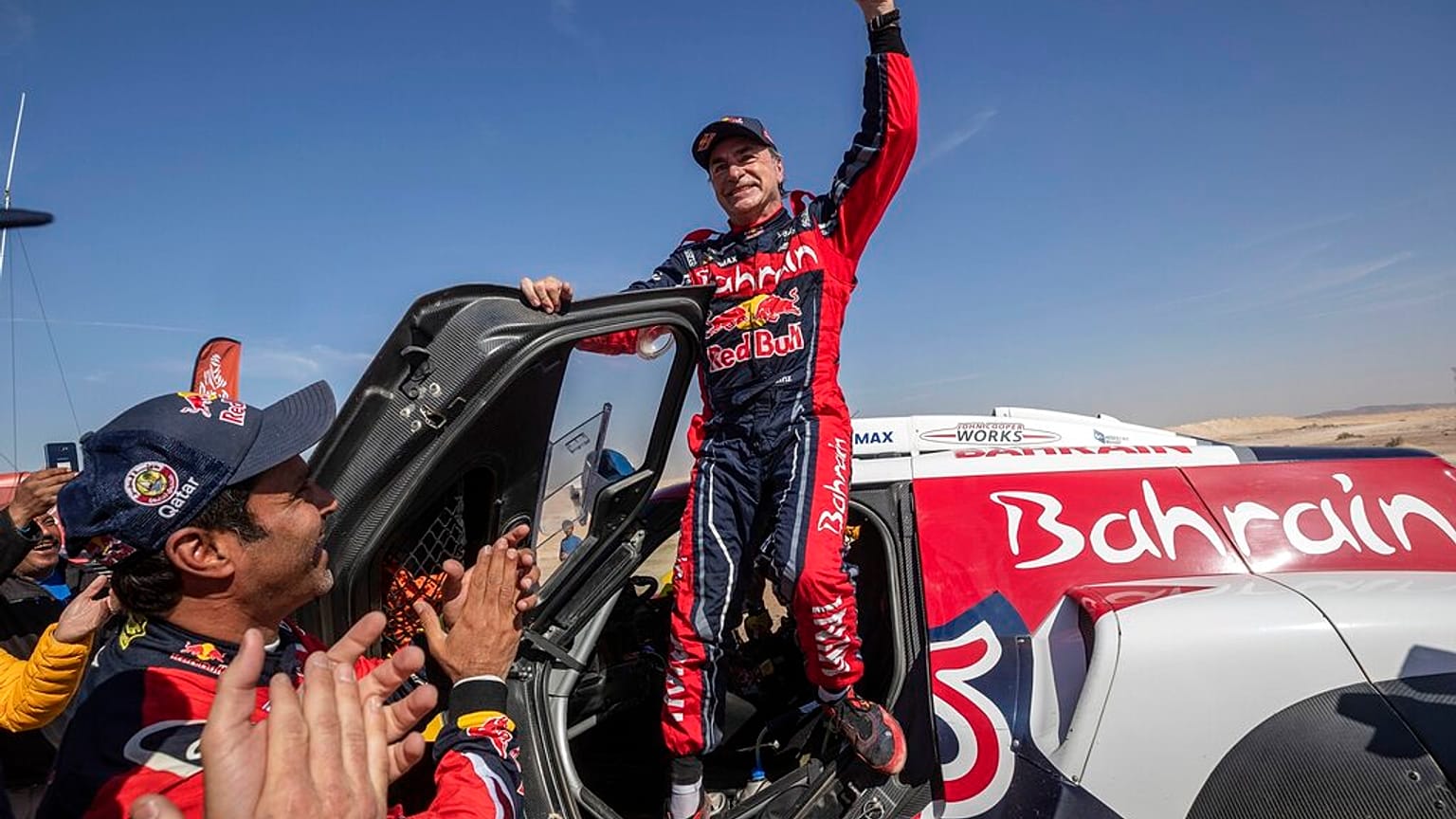 Carlos Sainz en el Dakar.