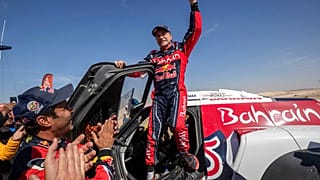 Carlos Sainz en el Dakar.