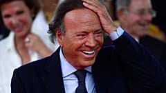 Der spanische Sänger Julio Iglesias bei der Enthüllungszeremonie auf dem Walk of Fame in San Juan, Puerto Rico, 2019