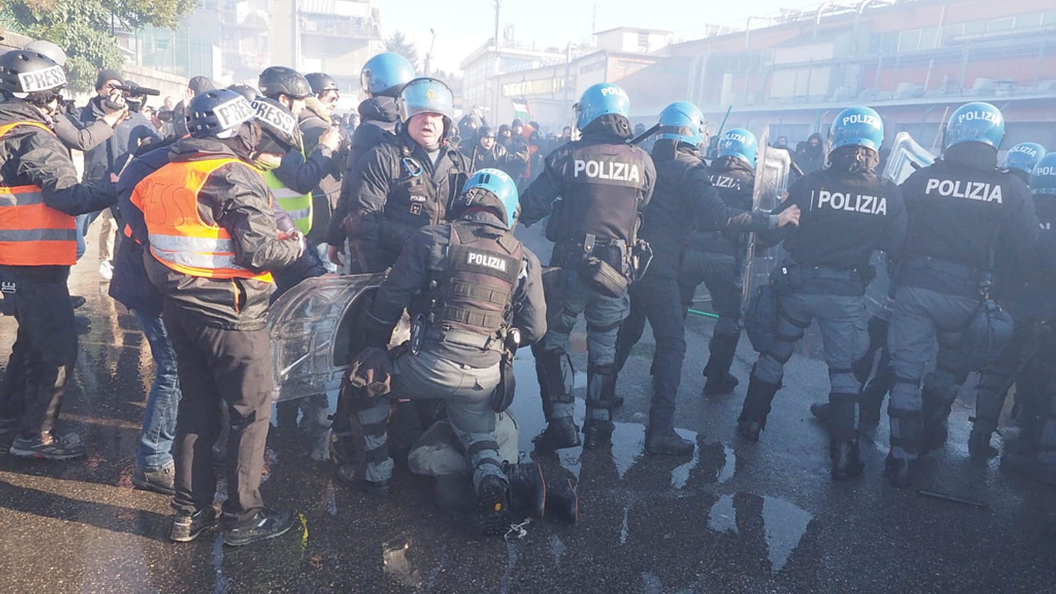 Scontri a Vicenza