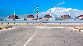 A general view of the Zaporizhzhia Nuclear Power Station in territory under Russian military control, taken in 2022