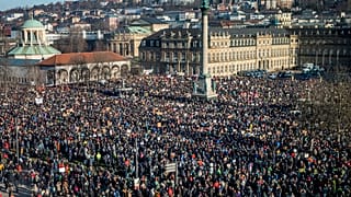 Frankfurt'ta Protesto