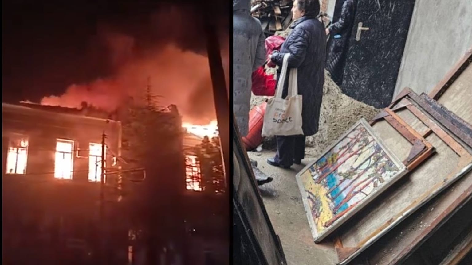 Négyezer alkotás elégett, százötven festményt tudtak kimenteni
