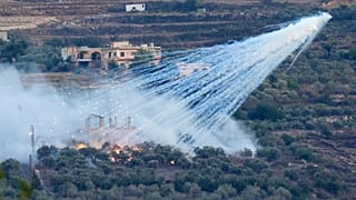 صورة لقصف على جنوب لبنان
