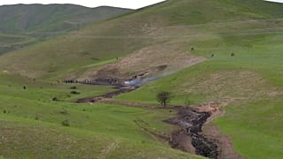 site of a plane crash in Afghanistan