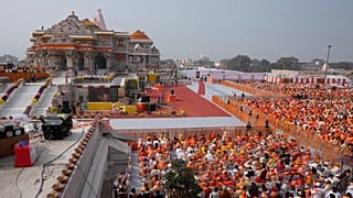  Hindu-Tempel in der nordindischen Stadt Ayodhya