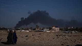 Khan Younès vu de Rafah le 22 janvier 2024