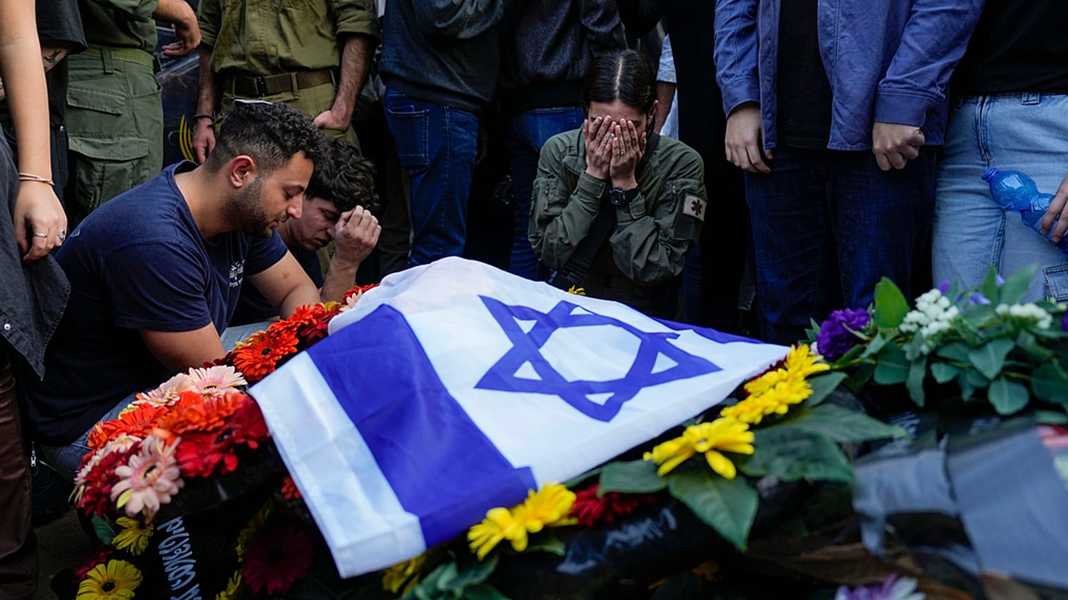 Funérailles d'un soldat de Tsahal, Netanya, le 31 décembre 2023