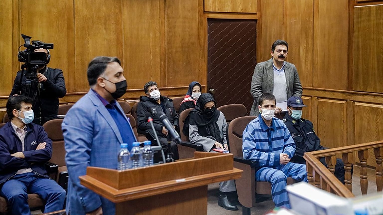 یکی از جلسات دادگاه محمد قبادلو