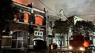 Fire destroys thousands works of art at the main gallery in Georgia's separatist region of Abkhazia 