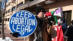 Abortuszjog mellett tüntető Marylandben