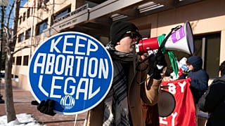 Abortuszjog mellett tüntető Marylandben