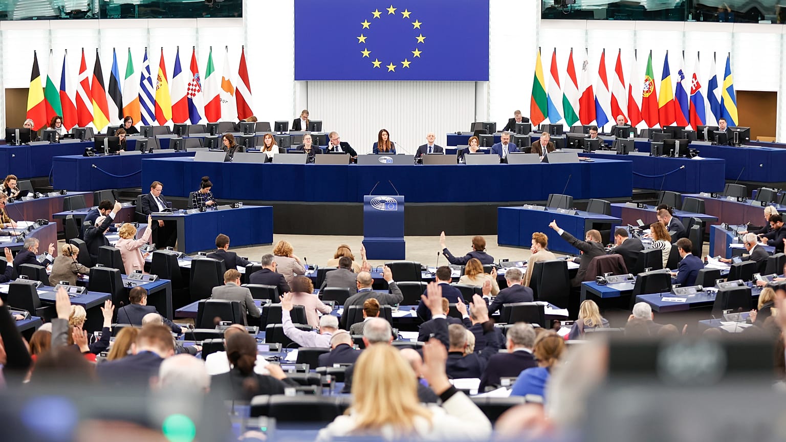 Das Europäische Parlament in Straßburg