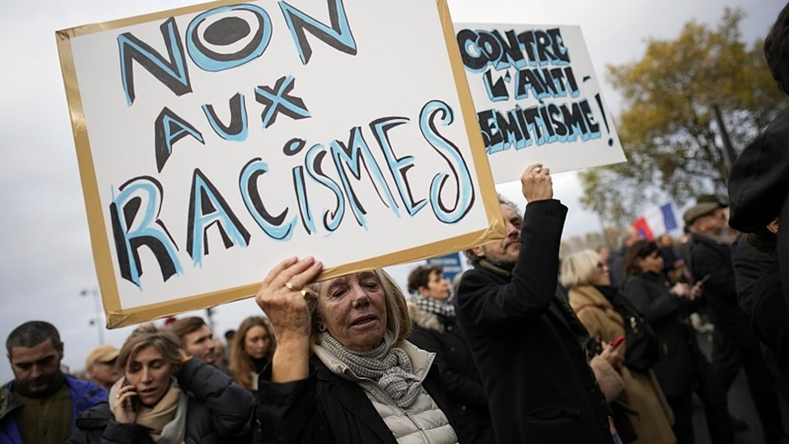 Foto de archivo que muestra una protesta contra el antisemitismo en París (Francia) el 12 de noviembre de 2023