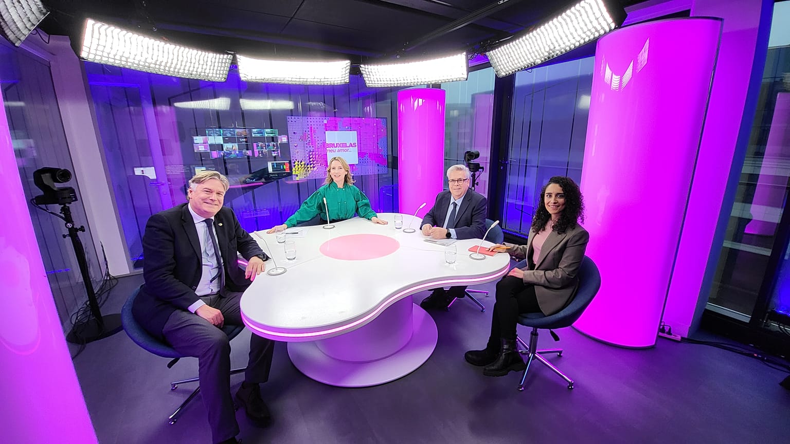 Méabh Mc Mahon con Antonio López Istúriz, Tamara Atienzar y Nacho Sánchez Amor