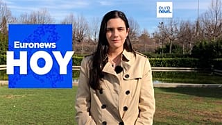 María Muñoz Morillo presentando Euronews Hoy