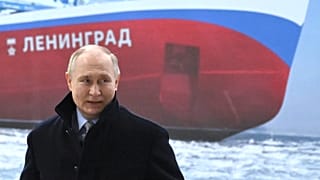 Путин на церемонии в Санкт-Петербурге 27 января