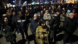 Протесты в Белграде