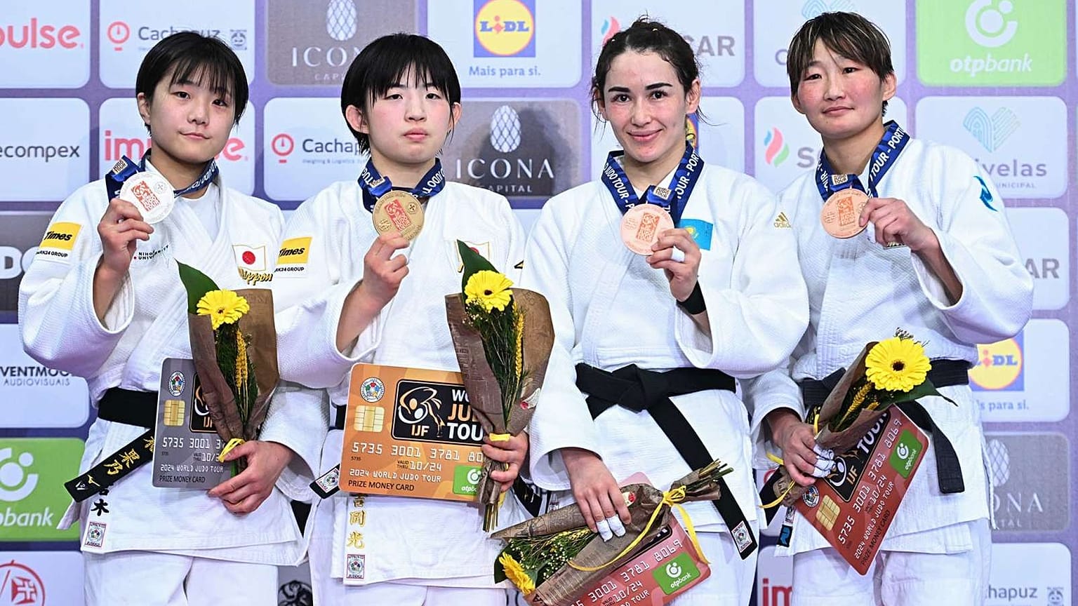 Imagen de los medallistas.