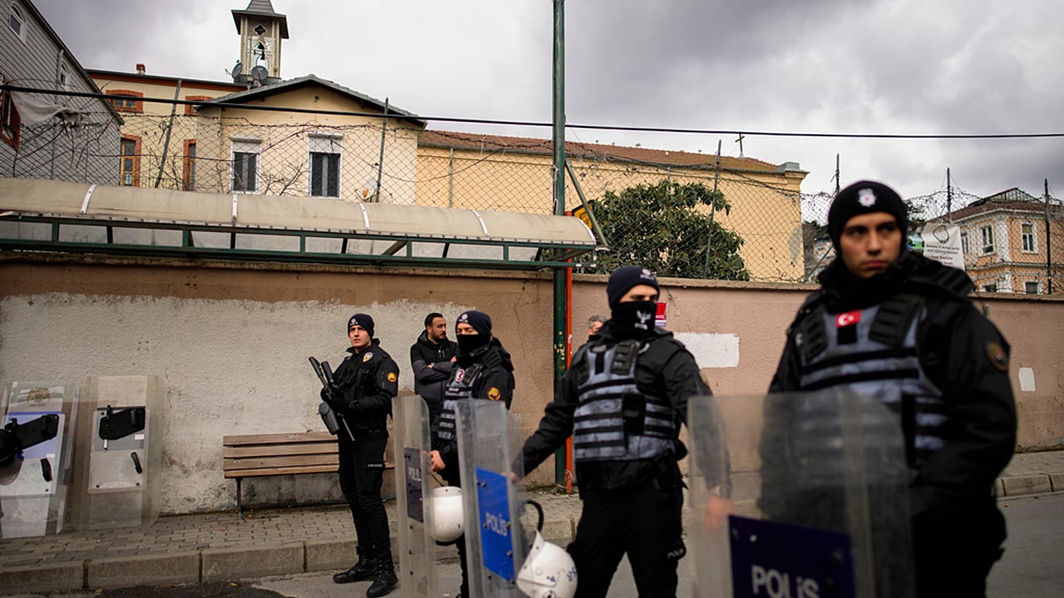Policías turcos.