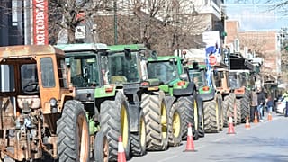 Αγροτική κινητοποίηση στη Λάρισα
