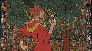 Rippl-Rónai József–Lazarine Baudrion: Vörösruhás nő 