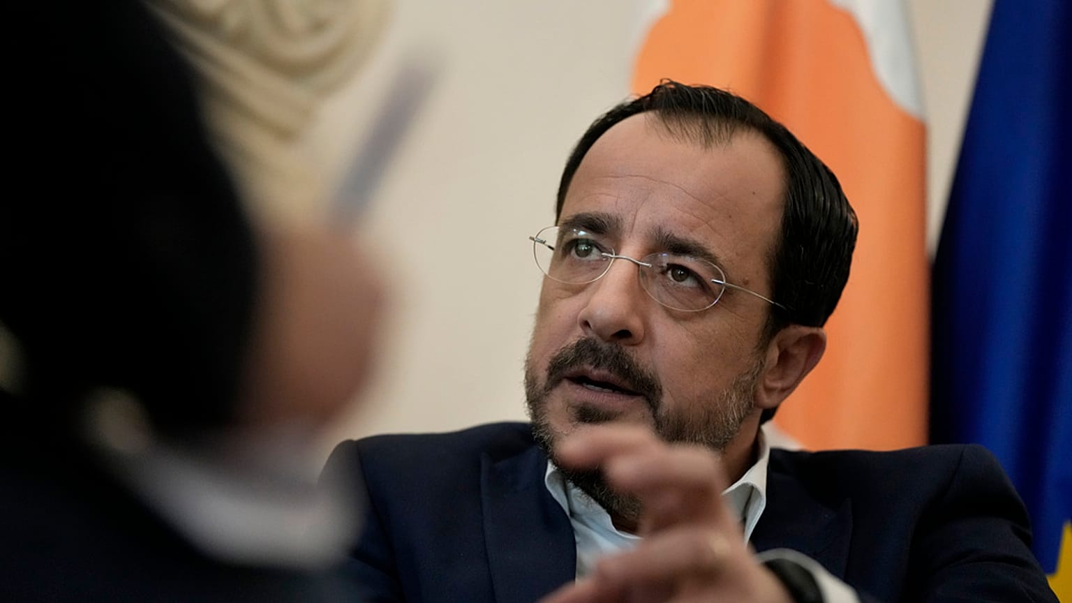 Kıbrıslı Rumların Cumhurbaşkanı Nikos Hristodulidis