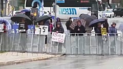 Demonstranten in Jerusalem