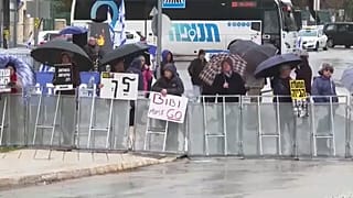 Demonstranten in Jerusalem