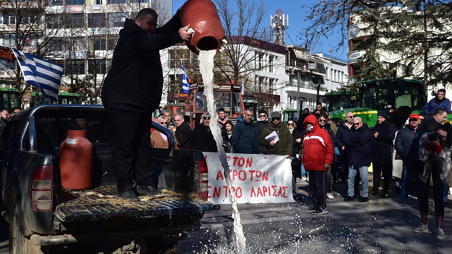 Κινητοποιήσεις αγροτών στην Λάρισα