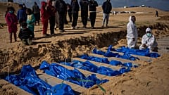 مقبرة جماعية في رفح 