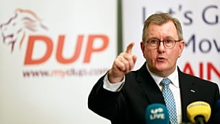 Il leader del Partito unionista democratico Jeffrey Donaldson