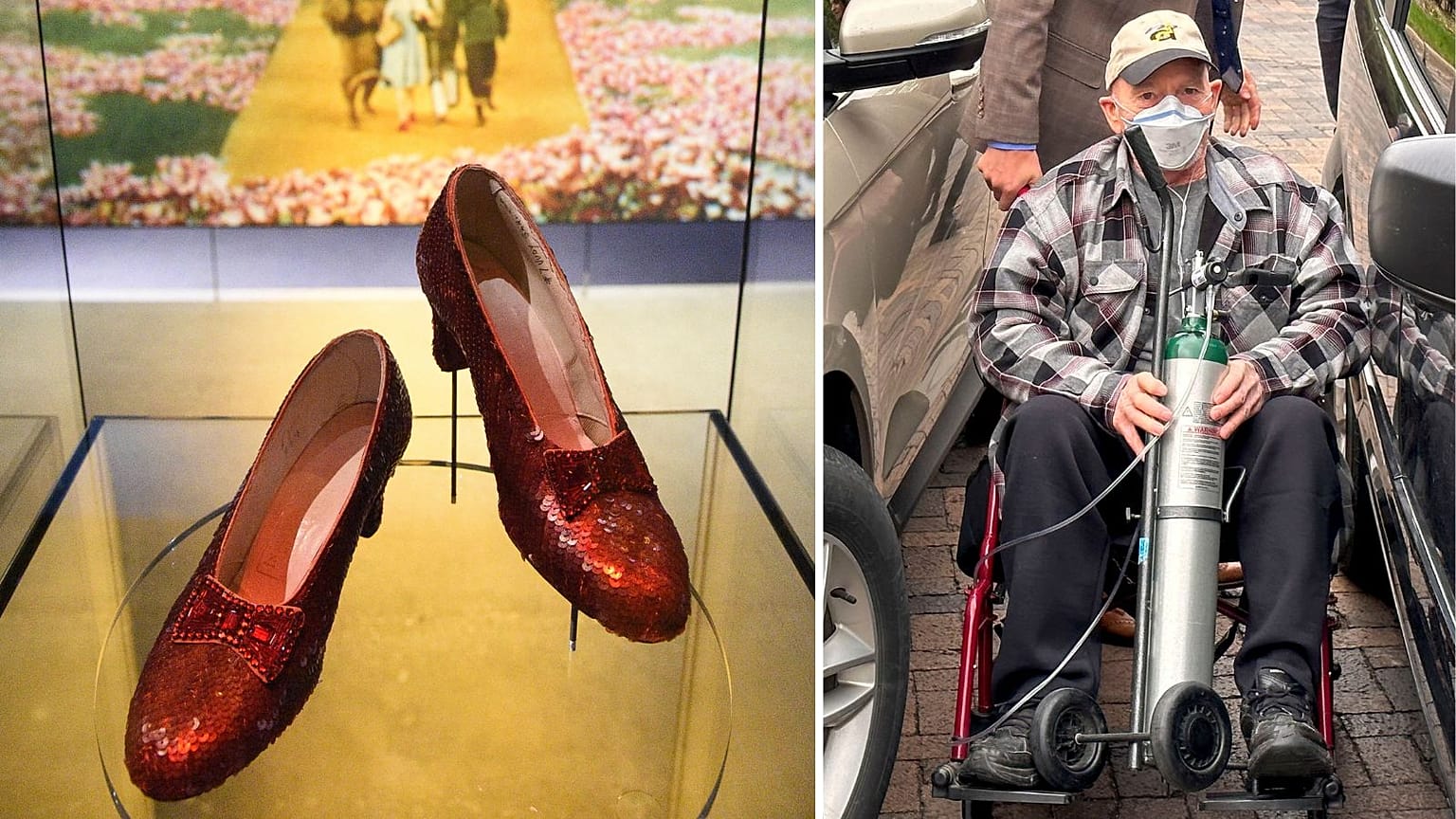No prison time for dying thief who stole ‘Wizard of Oz’ ruby slippers 