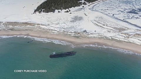 Судно, затонувшее у канадского острова Ньюфаундленд