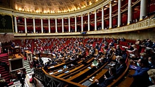 A francia nemzetgyűlés tanácskozása 2024. január 4-én - képünk illusztráció