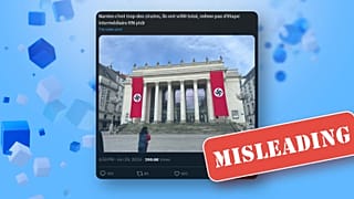 Drapeaux nazis à Nantes... décor du cinéma!