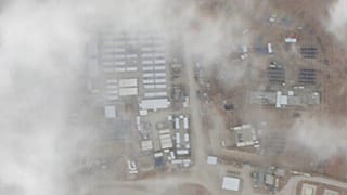 Image de la base jordanienne après un bombardement qui a tué trois soldats américains le 28 janvier 2024.