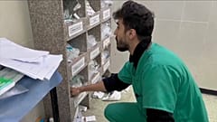 نقص للأدوية في مجمع ناصر الطبي في غزة. 2024/01/31