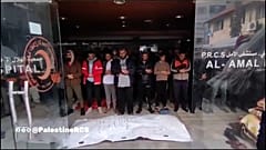 الصلاة على جثة المرأة في خان يونس