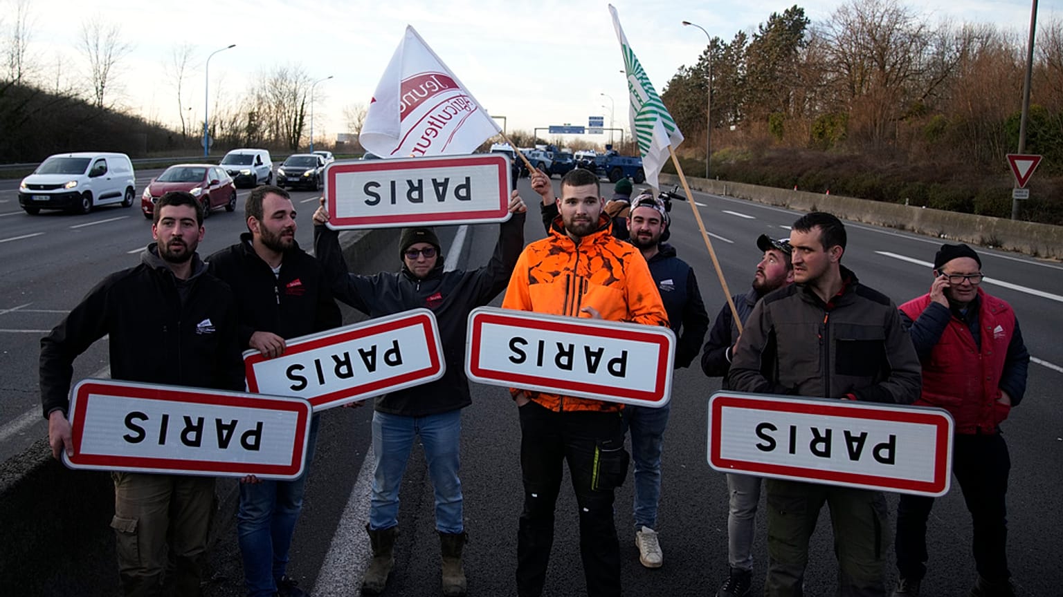 Protesta de agricultores en Francia