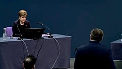 Nicola Sturgeon gives evidence to the UK Covid-19 Inquiry hearing at the Edinburgh International Conference Centre.