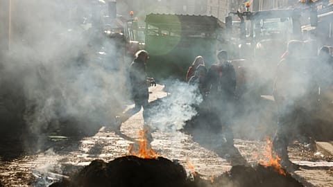 غضب المزارعين في أوروبا
