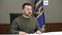 El presidente de Ucrania, Volodímir Zelenski, agradeció la unanimidad en el envío de ayuda