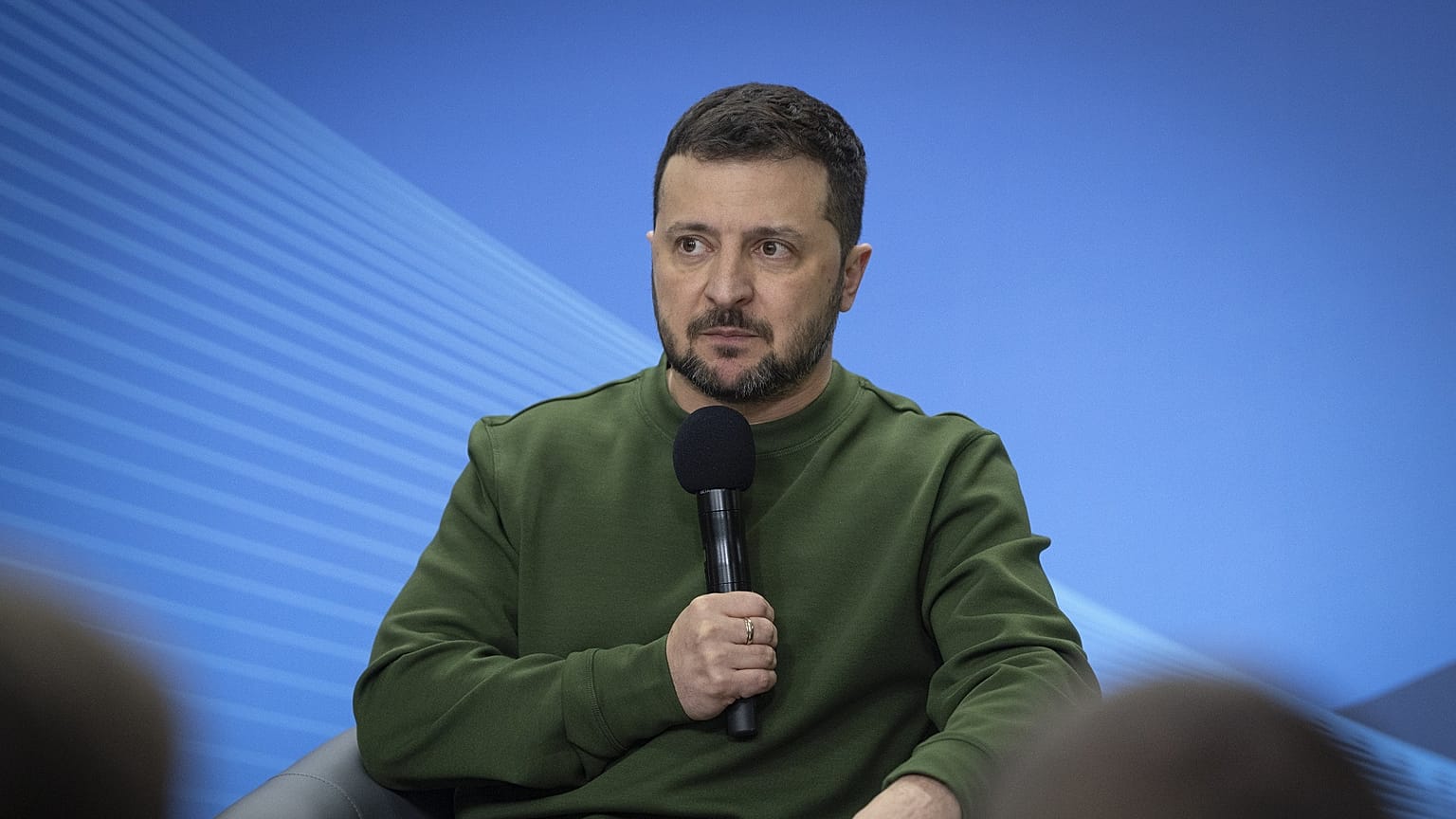 Volodimir Zelenszkij ukrán elnök