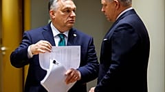 Премьер-министр Венгрии Виктор Орбан на саммите ЕС в Брюсселе 