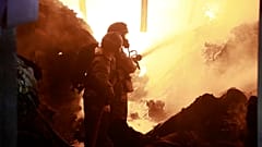 Die Explosion führte zu Bränden im Umkreis des Unglücks.