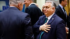 Der ungarische Ministerpräsident Viktor Orban im Gespräch mit seinem slowakischen Kollegen Robert Fico, 1. Februar